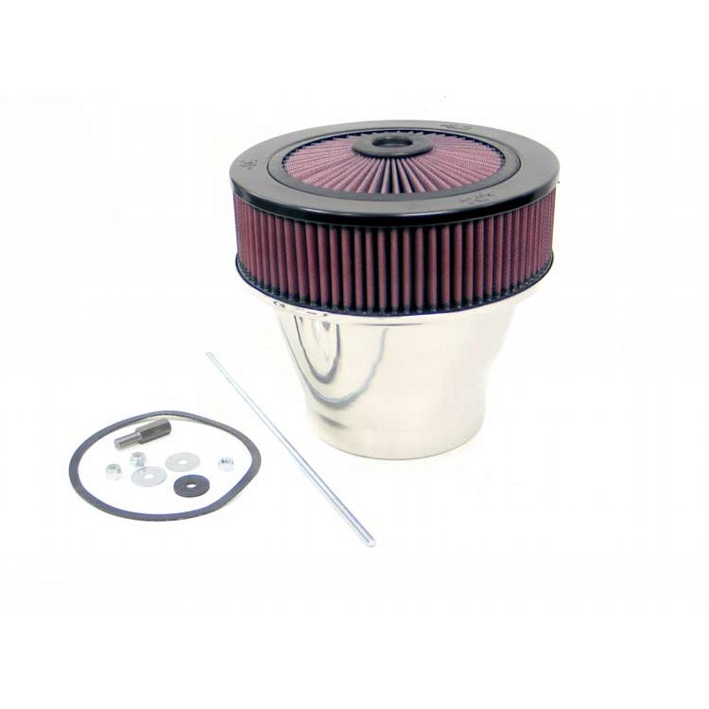 K&N 66-3160 X-Stream Top Assembly 5-1/8"FLG, 9"OD, 2-3/4 VEL STACK W/X-STREAM TOP Photo-0 