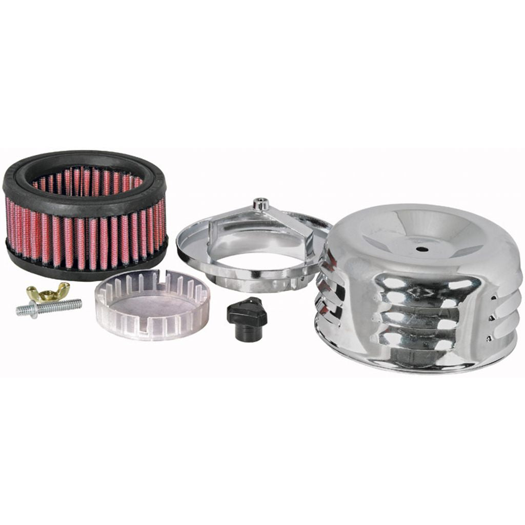 K&N 60-0500 Round Air Filter Assembly LVRD2-3/16"OR2-5/18FLG4"TOP(1) Photo-0 