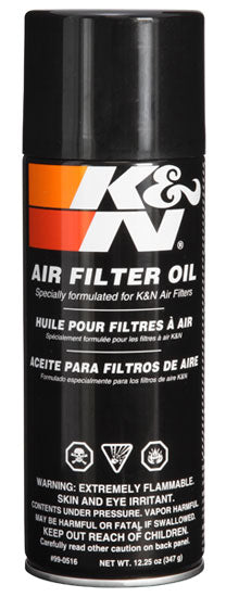 K&N 99-0516 Air Filter Oil - 12.25oz - AerosolFilter OIL; 12.25 OZ AEROSOL SPRAY Photo-0 