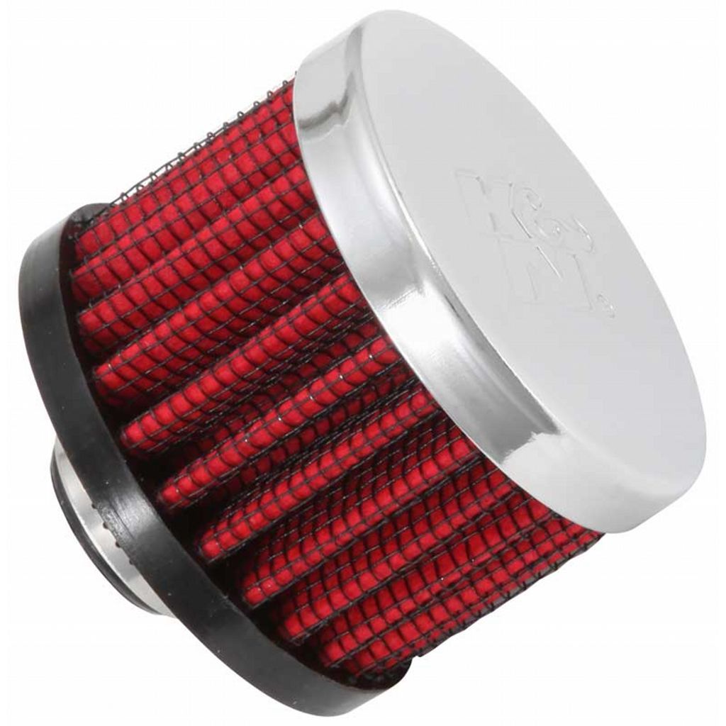 K&N 62-1320 Vent Air Filter/Breather3/8"ID FLANGE CV 2"D 1-1/2"H Photo-0 