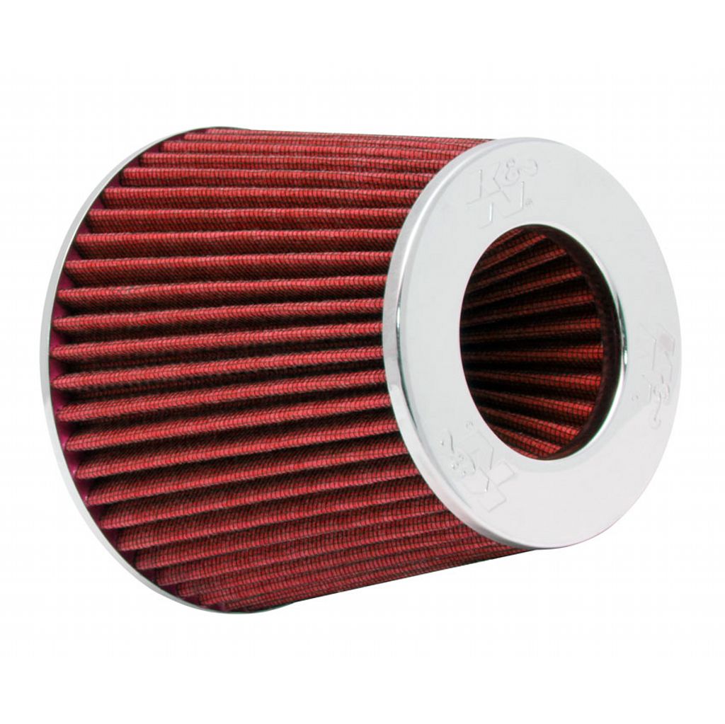 K&N RG-1001RD Clamp-On Air Filter 6" OD B X 5"H Universal Photo-0 