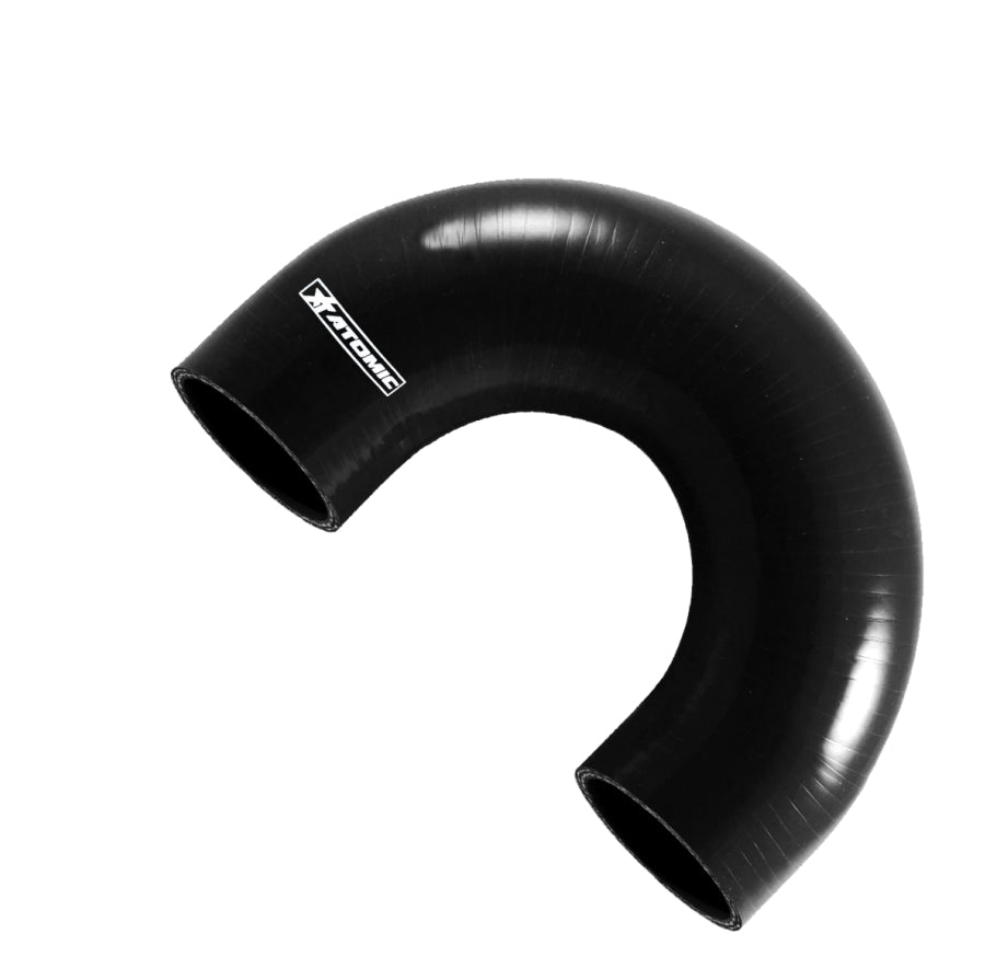 ATOMIC e180-63 BLACK Hose silicone, 180° Degree 63 mm Photo-0 