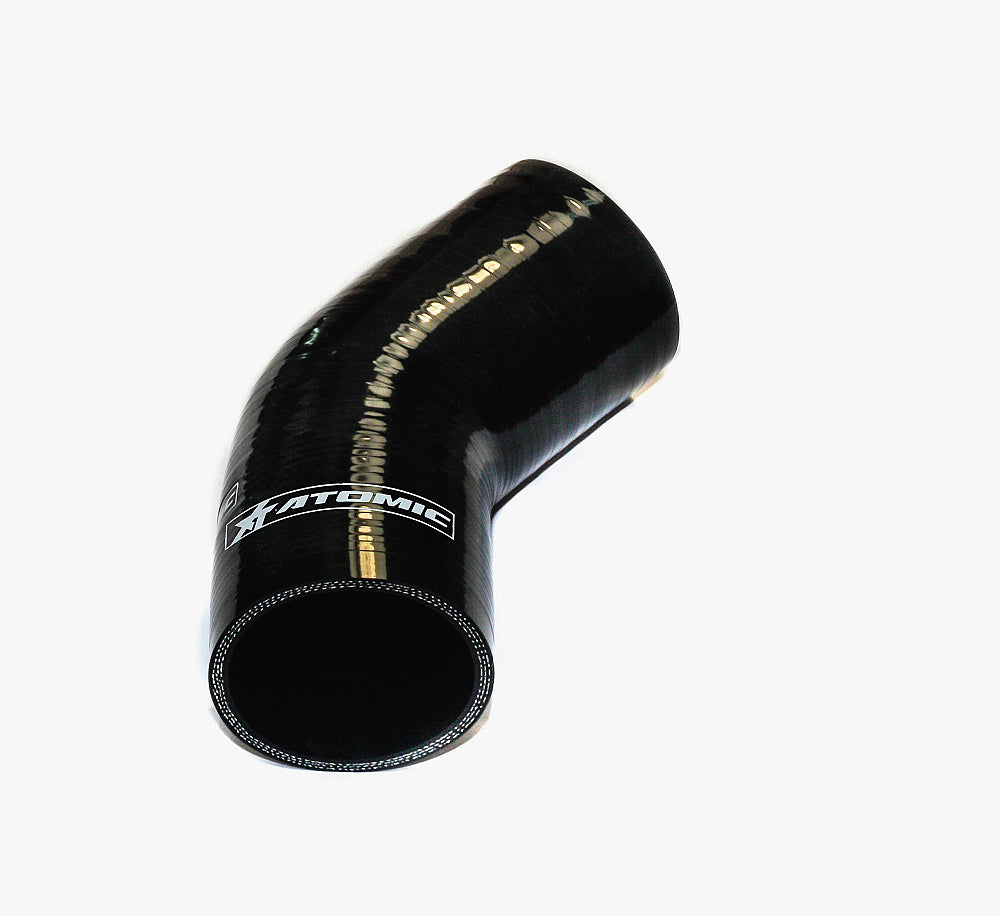 ATOMIC e45-70 BLACK Hose silicone, 45° Degree 70mm Photo-0 