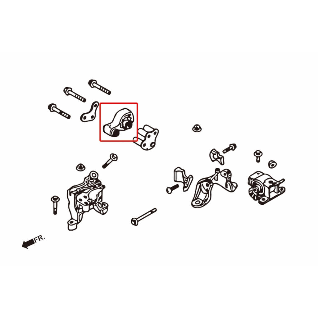 HARDRACE 7765 REAR ENGINE MOUNT MAZDA CX-5 12- KE (FOR 2.0\2.5 USE) Photo-3 