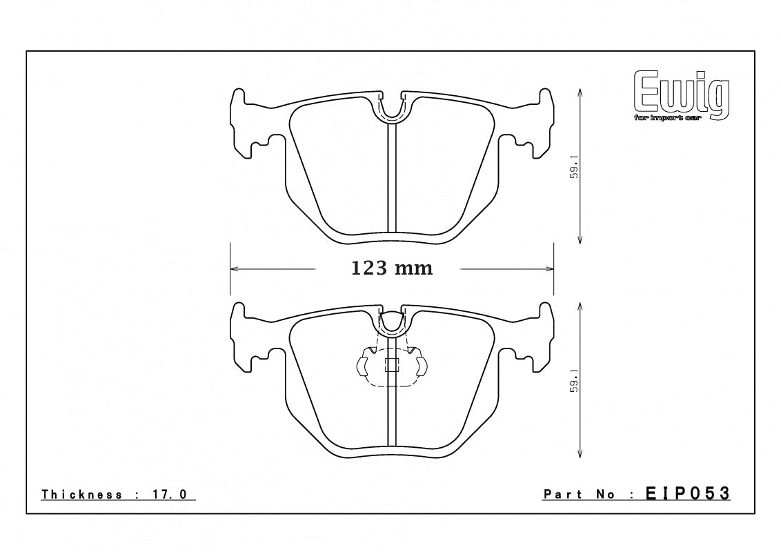 ENDLESS EIP053ME20 Brake pads BMW M3 E46 (SMG II)/M5 E39/M ROADSTER Z4 M Coupe/M ROADSTER Photo-0 