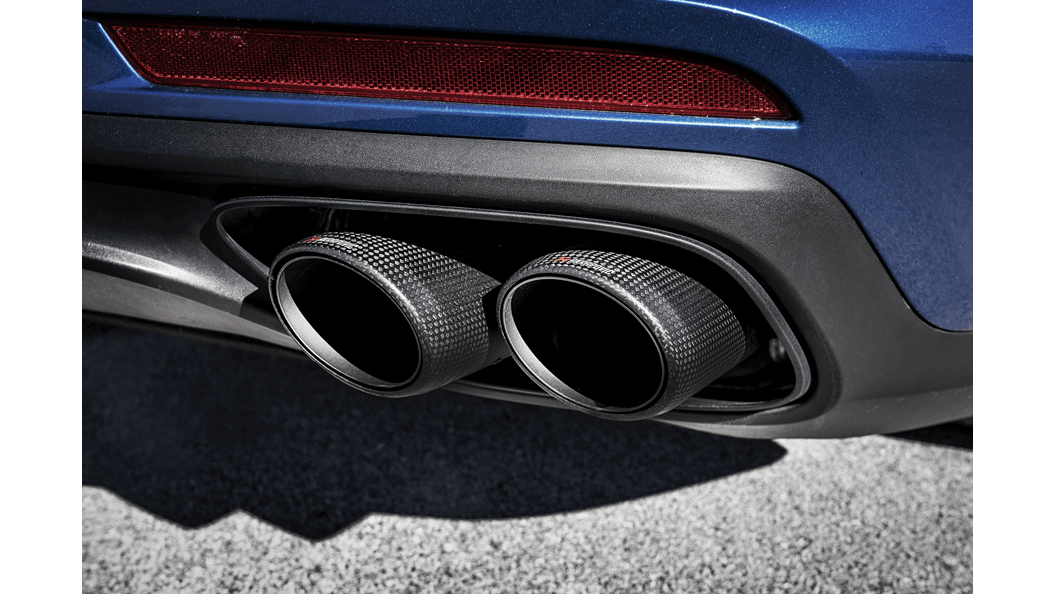 AKRAPOVIC TP-CT/48 Tail pipe set (Carbon) PORSCHE Panamera Turbo S E-Hybrid/Sport Turismo (971) 2017-2018 Photo-1 