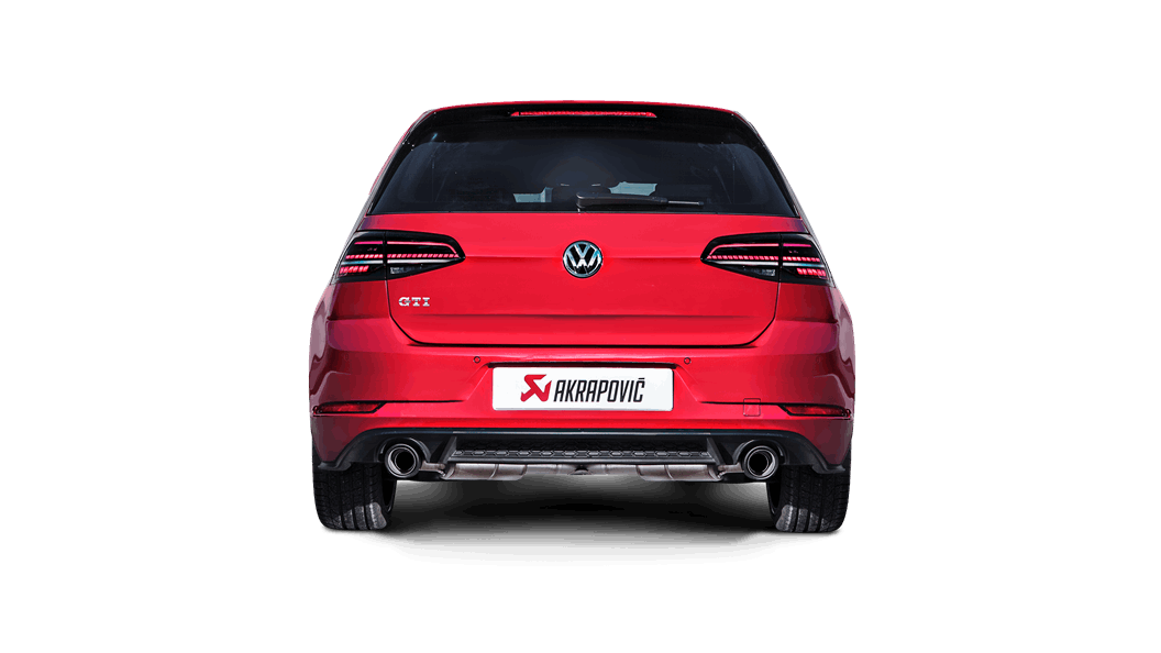AKRAPOVIC MTP-VW/T/3H Slip-On Line (Titanium) VW Golf (VII) GTI FL (169 kW) 2017-2019 ECE Type Approval Photo-3 