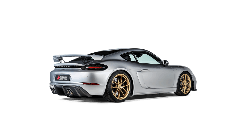 AKRAPOVIC DI-PO/CA/8/M Rear Carbon Fiber Diffuser (Matte) PORSCHE Cayman GT4 (718) Photo-1 