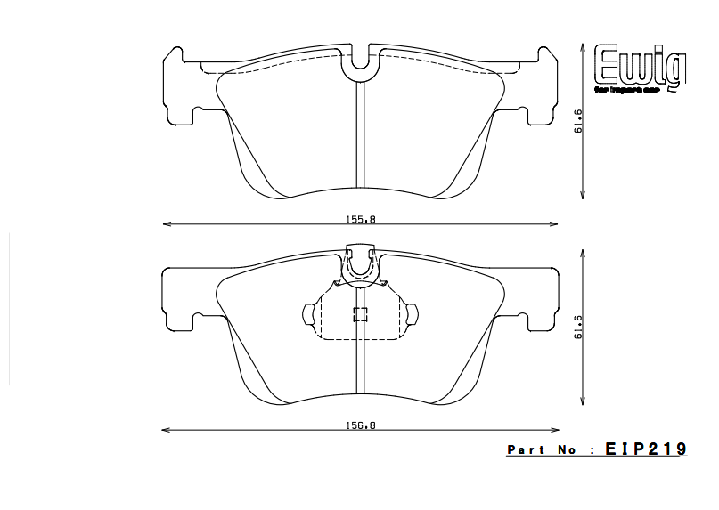 ENDLESS EIP219ME20 Front brake pads BMW F30/F31 Photo-0 