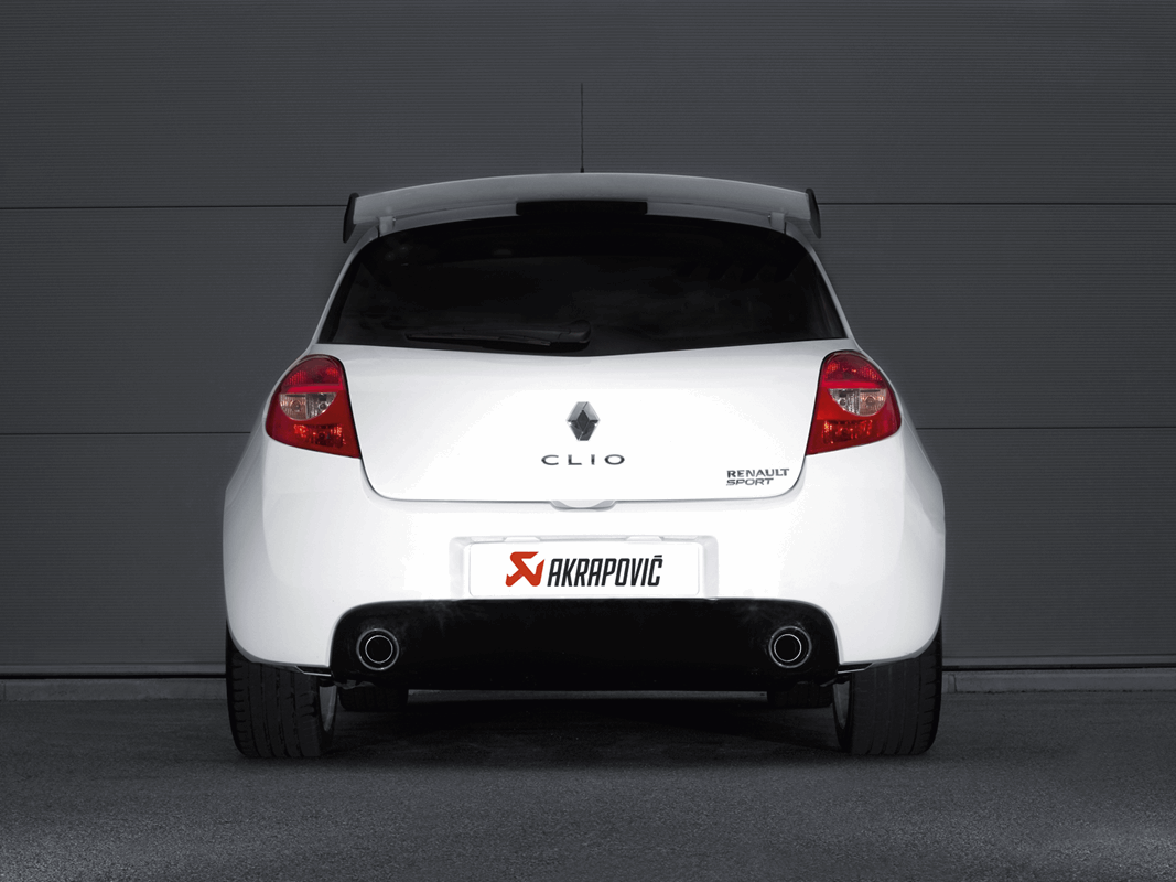 AKRAPOVIC MTP-RECL3RSH Slip-On Line (SS) RENAULT CLIO III RS 200 2009-2012 EC Approval Photo-4 