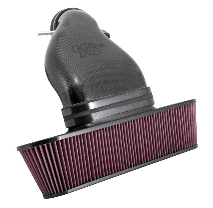 K&N 63-3080 Performance Air Intake System AIRCHARGER; CARBON FIBER, CHEV CORVETTE ZR1 6.2L SC; 2009-2013 Photo-0 