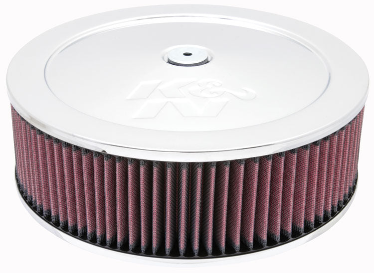 K&N 60-1230 Round Air Filter Assembly 7-5/16 FLANGE 11 DIA 4-1/2H Photo-0 