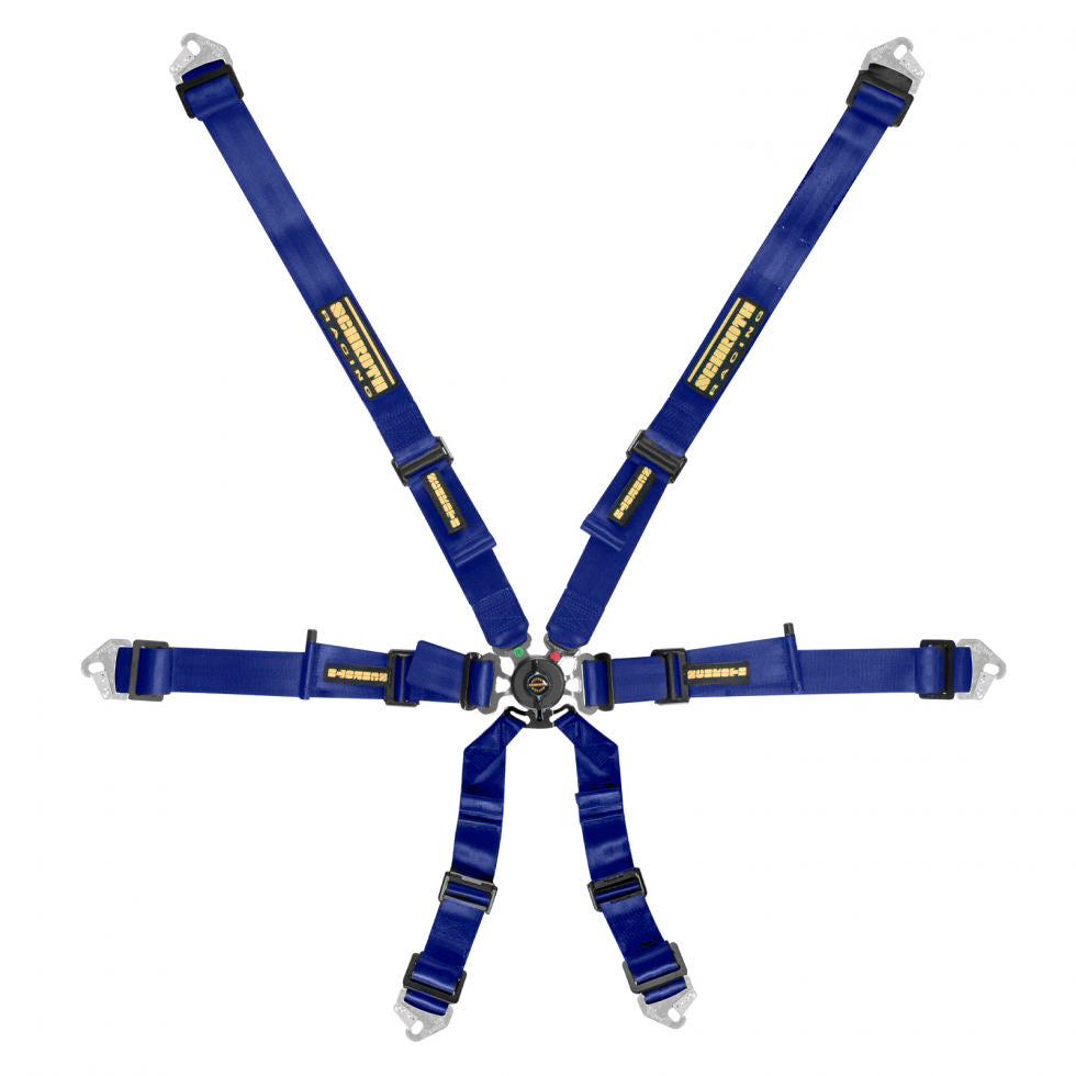 SCHROTH 94530A-1 Safety belt 6-point 2 “(50 mm) Flexi 2x2 (blue) Photo-0 