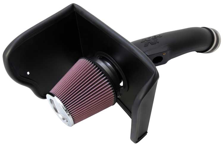 K&N 63-9035 Performance Air Intake System AIRCHARGER; TOYOTA TUNDRA 4.6L V8, 2010-2015 Photo-0 