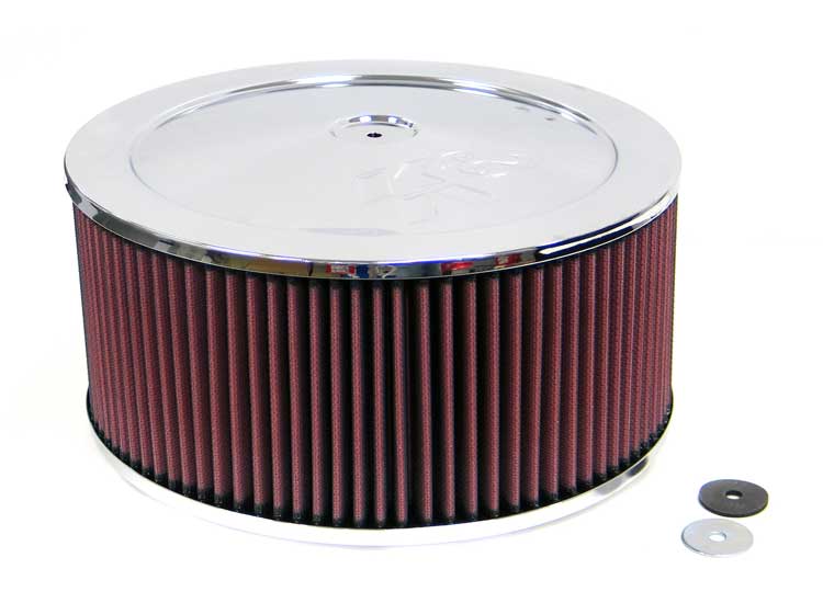 K&N 60-1210 Round Air Filter Assembly 5-1/8"FLG,11"OD,7-1/4"H,W/VENT Photo-0 