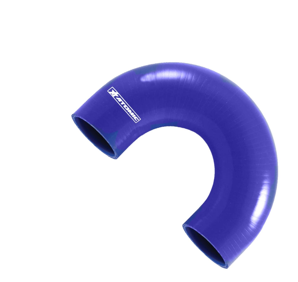 ATOMIC e180-102 BLUE Hose silicone, 180° Degree 102 mm Photo-0 