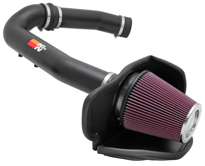 K&N 77-1560KTK Performance Air Intake System PERF. INTAKE KIT; JEEP GRAND CHEROKEE, DODGE DURANGO, V6-3.6L Photo-0 