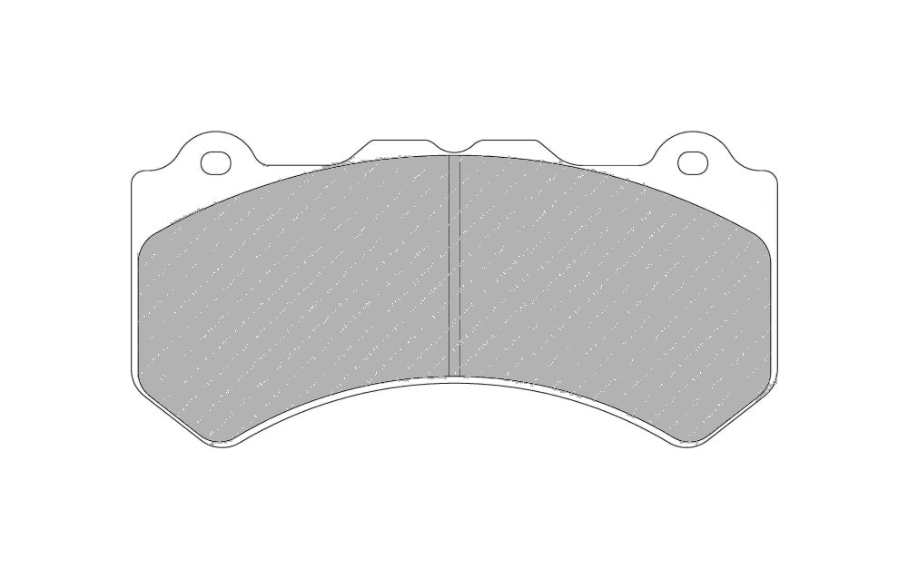 FERODO FRP3133W Front Brake Pads DS1.11 for AUDI RS6 (C6) / CHEVROLET Corvette (C7) Photo-0 