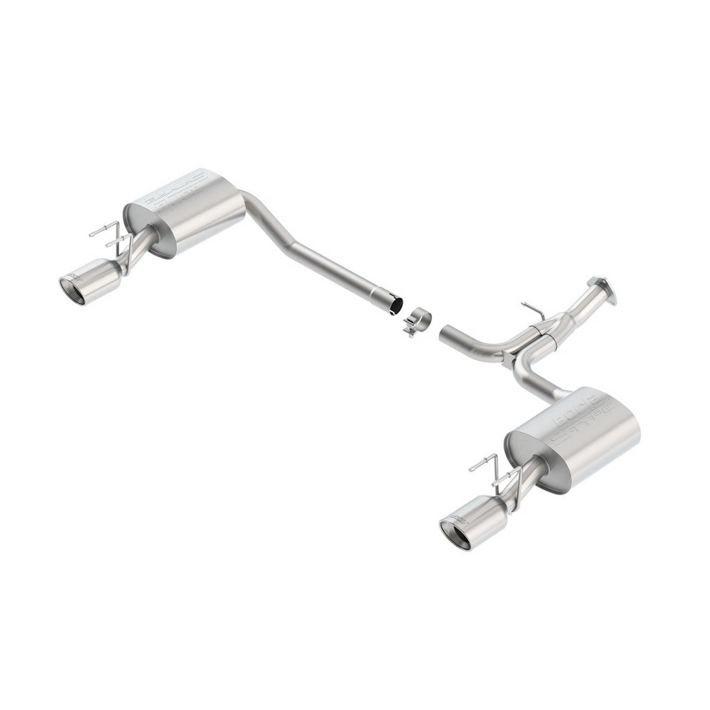 BORLA 11853 Rear Section, Accord Coupe V6-3.5L / Sport L4-2.4L, Tip №17 2013-16, sound S-Type Photo-0 