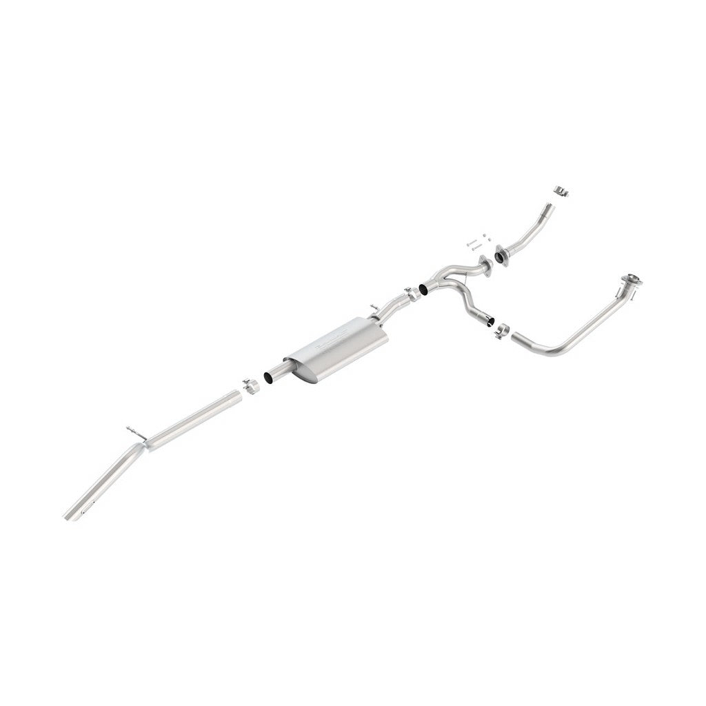 BORLA 140634 Cat Back Exhaust System, WRANGLER JK2 L6-3.6L "Climber" AWD 4DR, Tip №33, 2012-16, sound S-Type Photo-0 