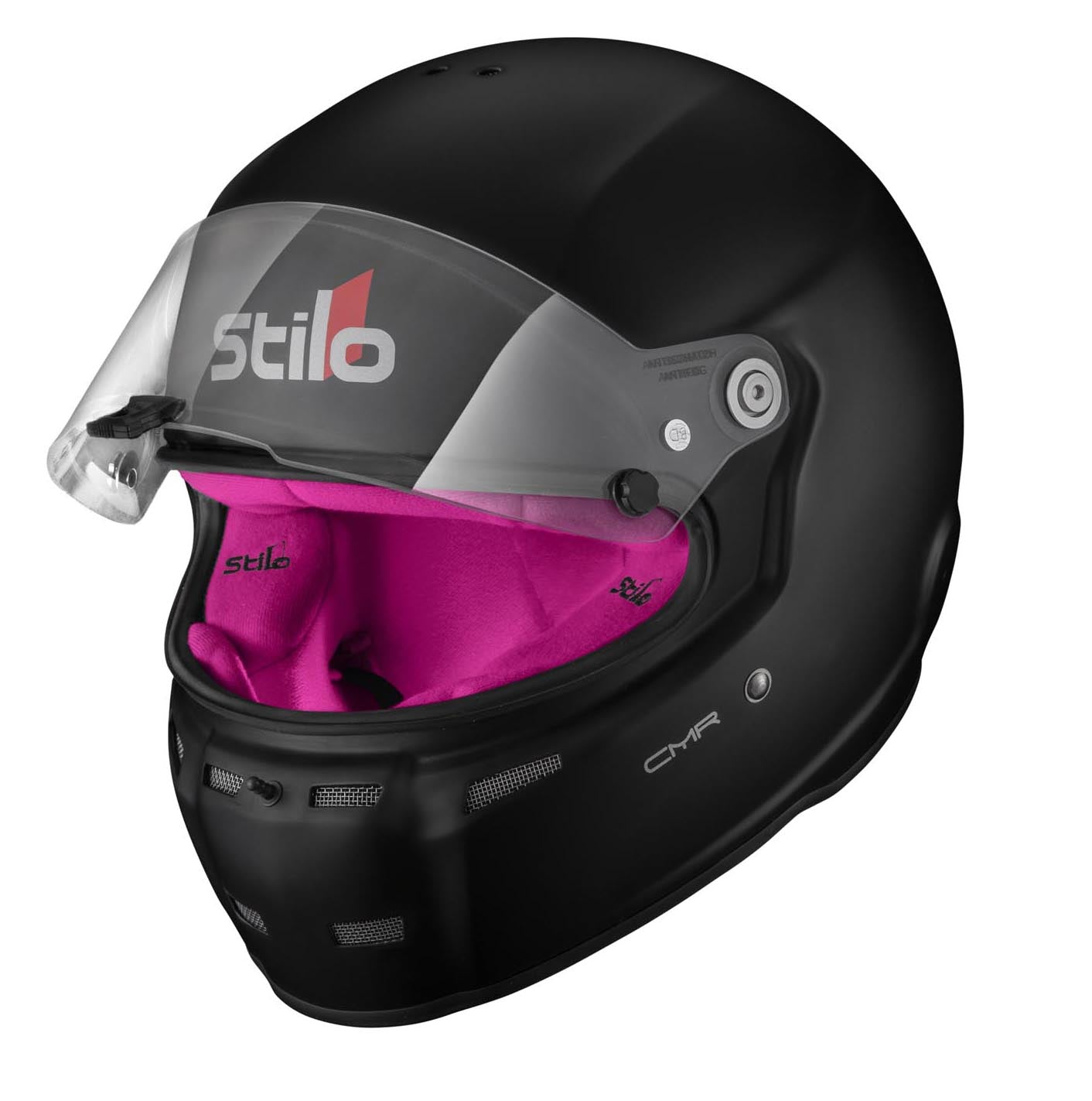 STILO AA0719AH2P54PNK Karting helmet ST5 CMR, Snell CMR2016, matt black/pink inner, size 54 Photo-3 