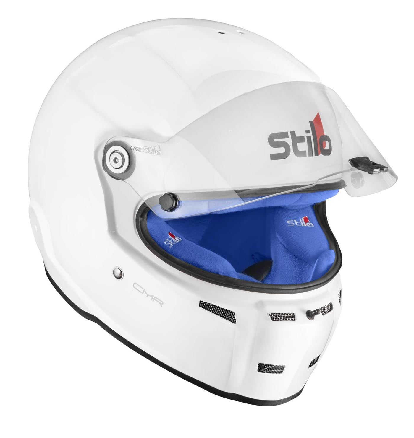 STILO AA0721AH2P55BLU Karting helmet ST5 CMR, Snell CMR2016, white/blue inner, size 55 Photo-2 