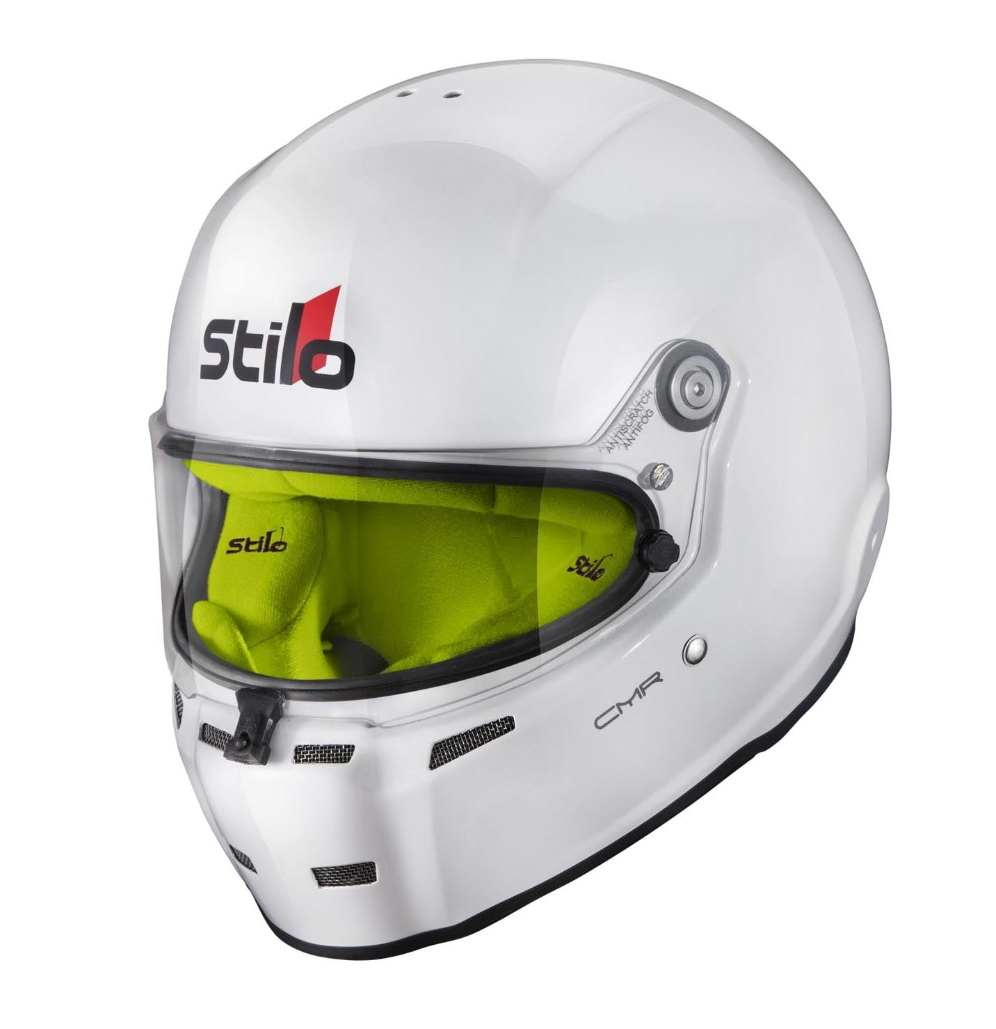 STILO AA0721AH2P56YEL Karting helmet ST5 CMR, Snell CMR2016, white/yellow inner, size 56 Photo-4 