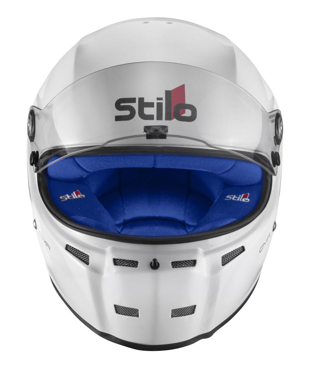 STILO AA0721AH2P55BLU Karting helmet ST5 CMR, Snell CMR2016, white/blue inner, size 55 Photo-7 