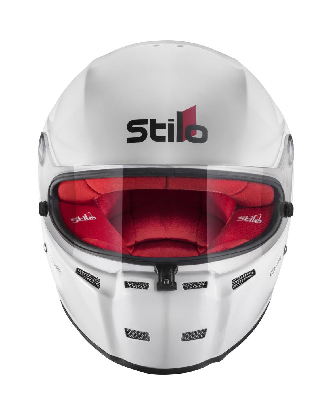 STILO AA0721AH2P55RED Karting helmet ST5 CMR, Snell CMR2016, white/red inner, size 55 Photo-7 