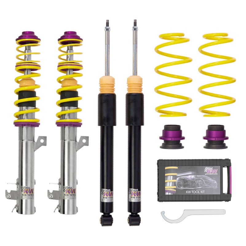 KW 1021000M Coilover Kit INOX V1 AUDI A3; (8V) Photo-0 