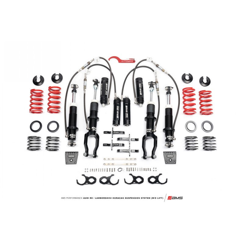 AMS ALP.37.11.0003-2 Suspension System V2 (for car without OEM lift system) for LAMBORGHINI Huracan / AURI R8 Photo-0 