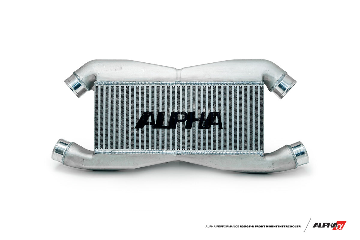 AMS ALP.07.09.0007-2 Front Mount Intercooler for Stock IC piping NISSAN R35 GT-R (with logo) Photo-0 
