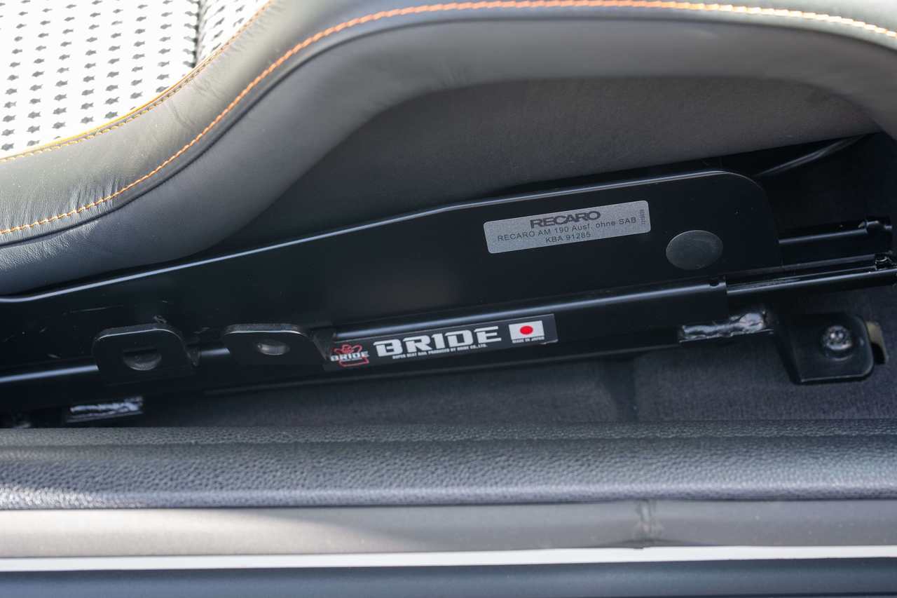 BRIDE seat sliders for BMW 1M E82 RO-type seats | ATOMIC-SHOP