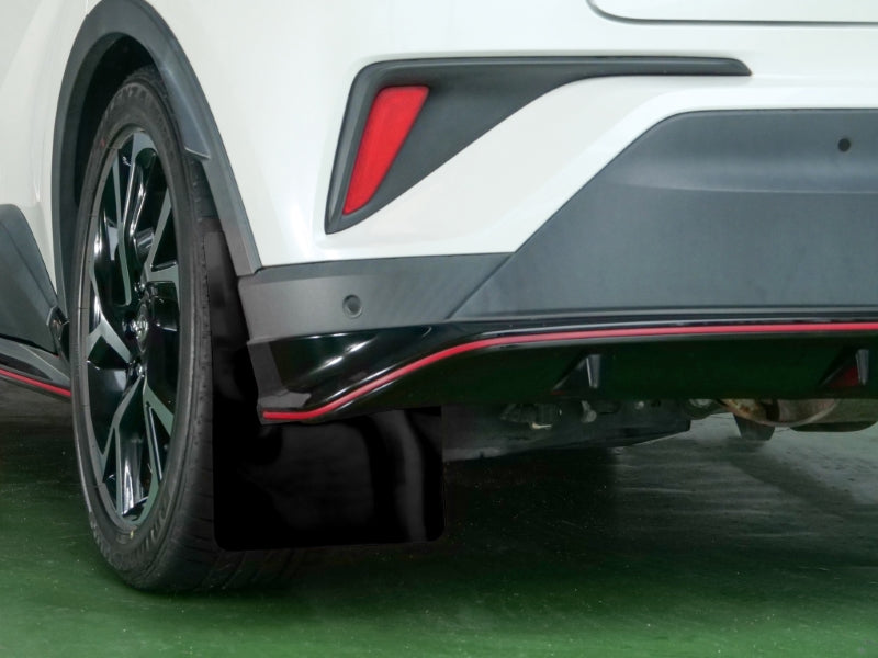 CUSCO 1A7 851 RB Mud Flaps Rear (black) for TOYOTA C-HR (ZYX10/ZYX11/NGX10/NGX50) 2016- Photo-1 