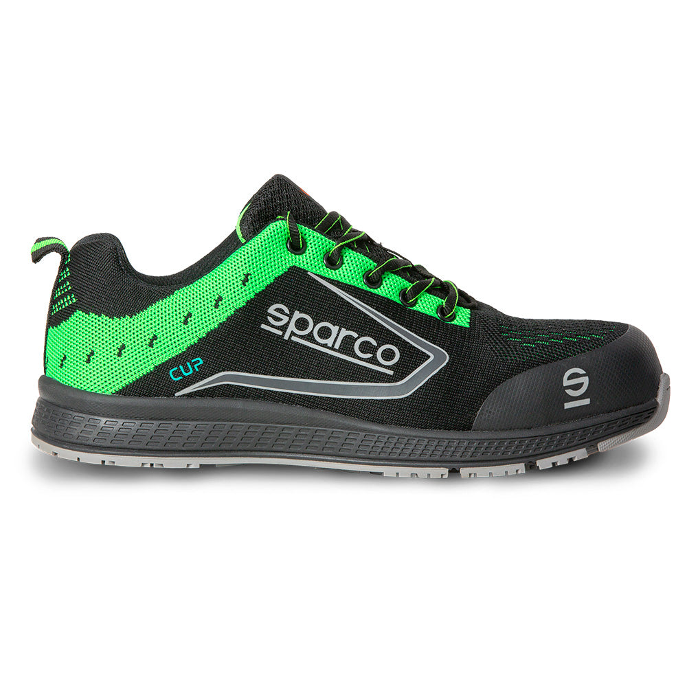 SPARCO 0752642NRVF Mechanic shoes CUP, black/green, size 42 Photo-0 