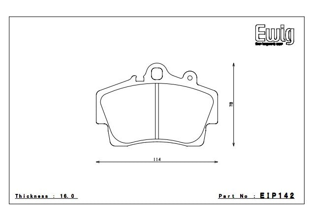 ENDLESS EIP142MX72 Front brake pads PORSCHE CAYMAN(987) 2.7/BOXTER 986 2.5/2.7 987 2.7 Photo-0 