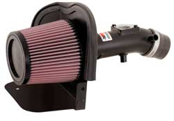 K&N 69-8612TFK Performance Air Intake System TYPHOON; TOYOTA YARIS, L4-1.5L, 2006-14, (FLAT BLACK) Photo-0 