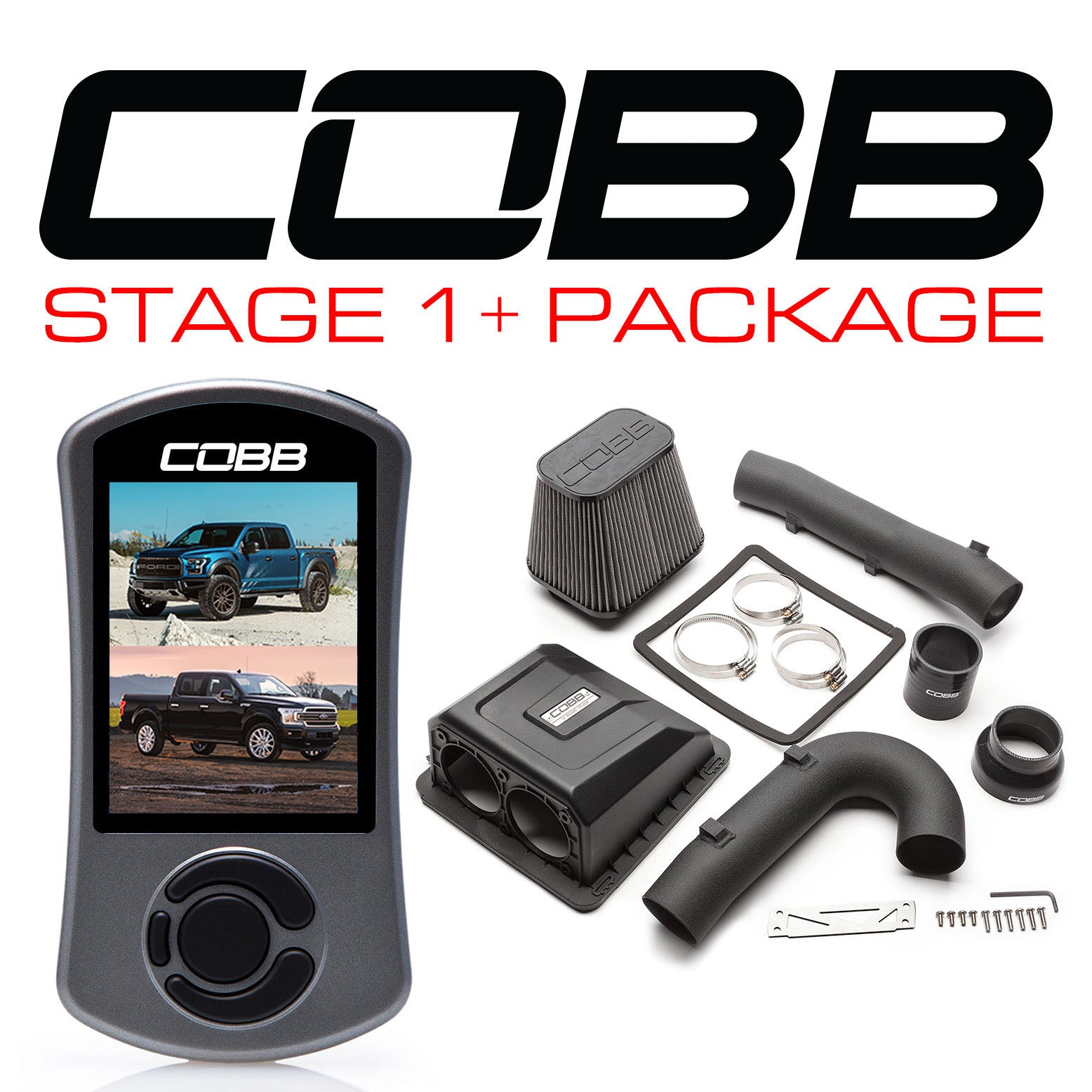 COBB FOR005001P-TCM FORD Stage 1+ Power Package with TCM F-150 Ecoboost Raptor / Limited Photo-0 