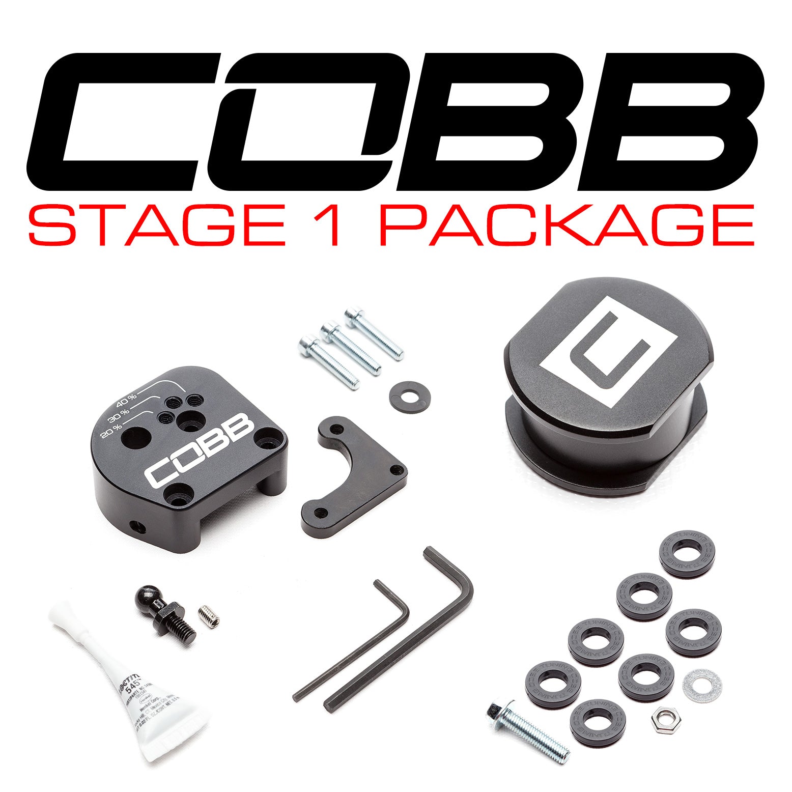 COBB FOR0DT00E0 FORD Stage 1 Drivetrain Package (Exterior) Focus ST 2013-2018, Focus RS 2016-2018 Photo-0 