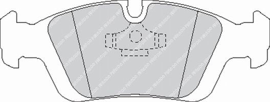 FERODO FCP725H Front Brake Pads DS2500 for BMW 3 Series (E36) Photo-0 