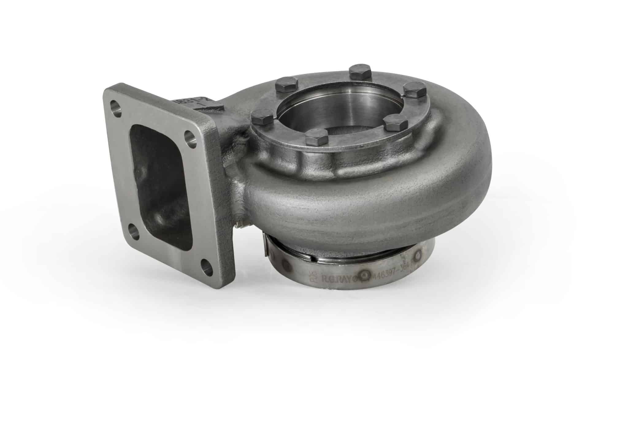 GARRETT 740902-0126 Turbine Housing Kit GBC37-900; Open T3 / V-Band 0.82 A/R Photo-0 