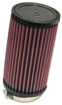 K&N RU-1480 UNIVERSAL Clamp-On Air Filter 2-3/4"10 DEG FLG, 4"OD, 7"H Photo-0 