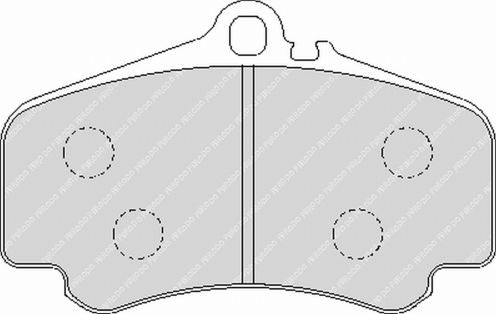 FERODO FRP3050W Front Brake Pads DS1.11 for PORSCHE 911 Carrera GTS / Carrera 4S / Carrera S (997) Photo-0 