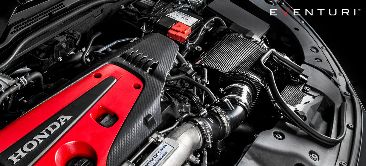 EVENTURI EVE-FK8-CF-INT Intake system HONDA Civic Type R FK8 (carbon fiber) Photo-6 