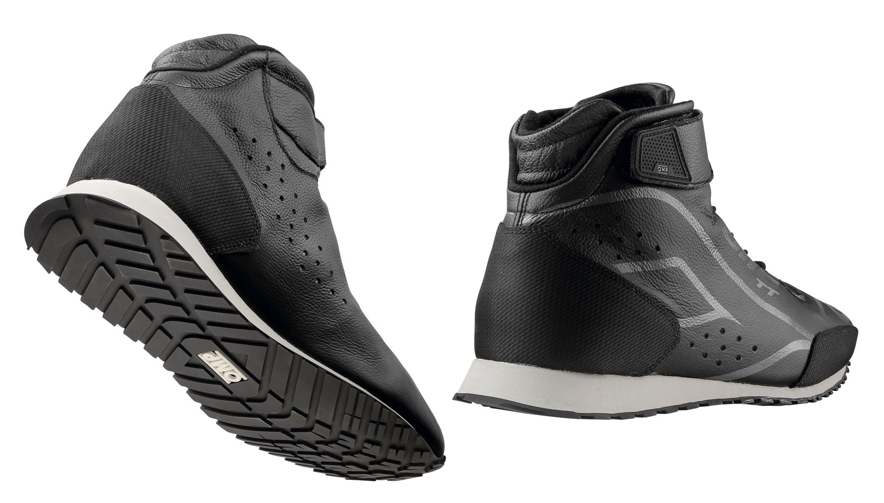 OMP IC0-0828-A01-071-48 (IC/82807148) ONE TT Racing Shoes, co-driver, FIA 8856-2018, black, size 48 Photo-1 
