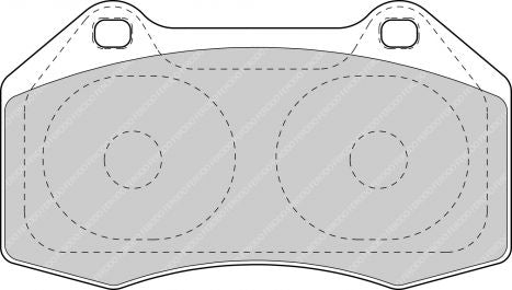 FERODO FDS1667 Front Brake Pads DS Performance for RENAULT Clio RS Photo-0 