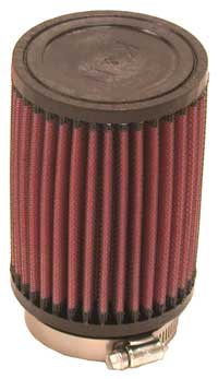 K&N RD-0720 UNIVERSAL Clamp-On Air Filter 2-1/2"FLG, 3-1/2"OD, 6"H Photo-0 