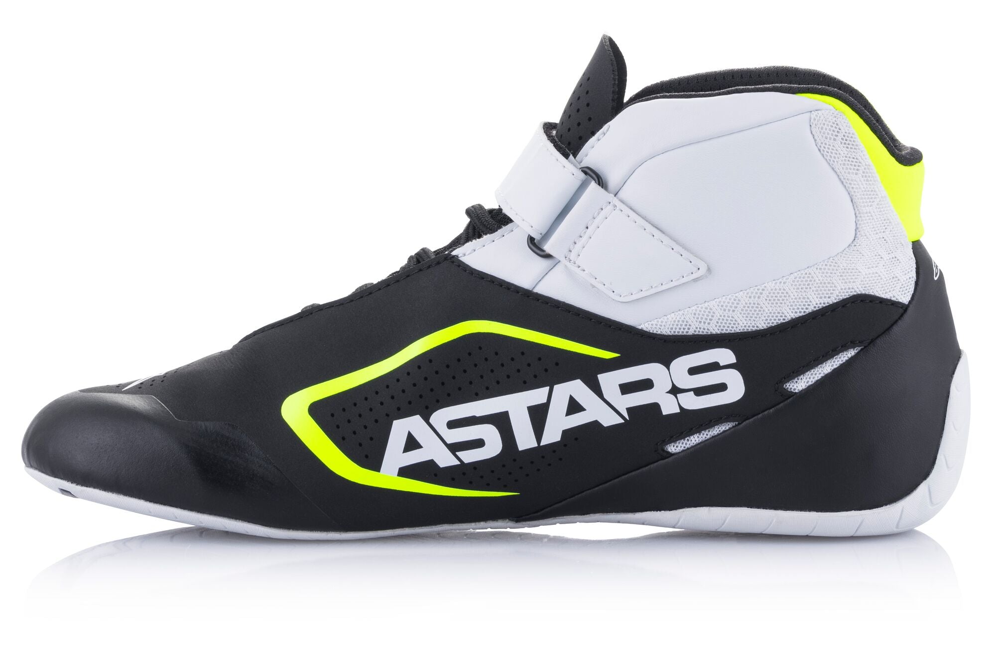 ALPINESTARS 2712022_125_10,5 Karting shoes TECH-1 K V2, black/white/yellow fluo, Size 43,5 Photo-2 