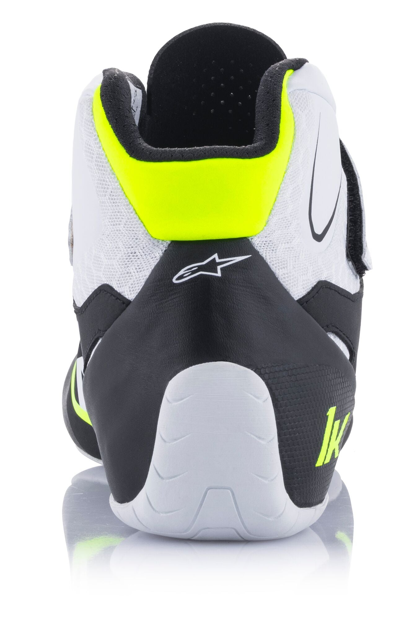 ALPINESTARS 2712022_125_10,5 Karting shoes TECH-1 K V2, black/white/yellow fluo, Size 43,5 Photo-4 