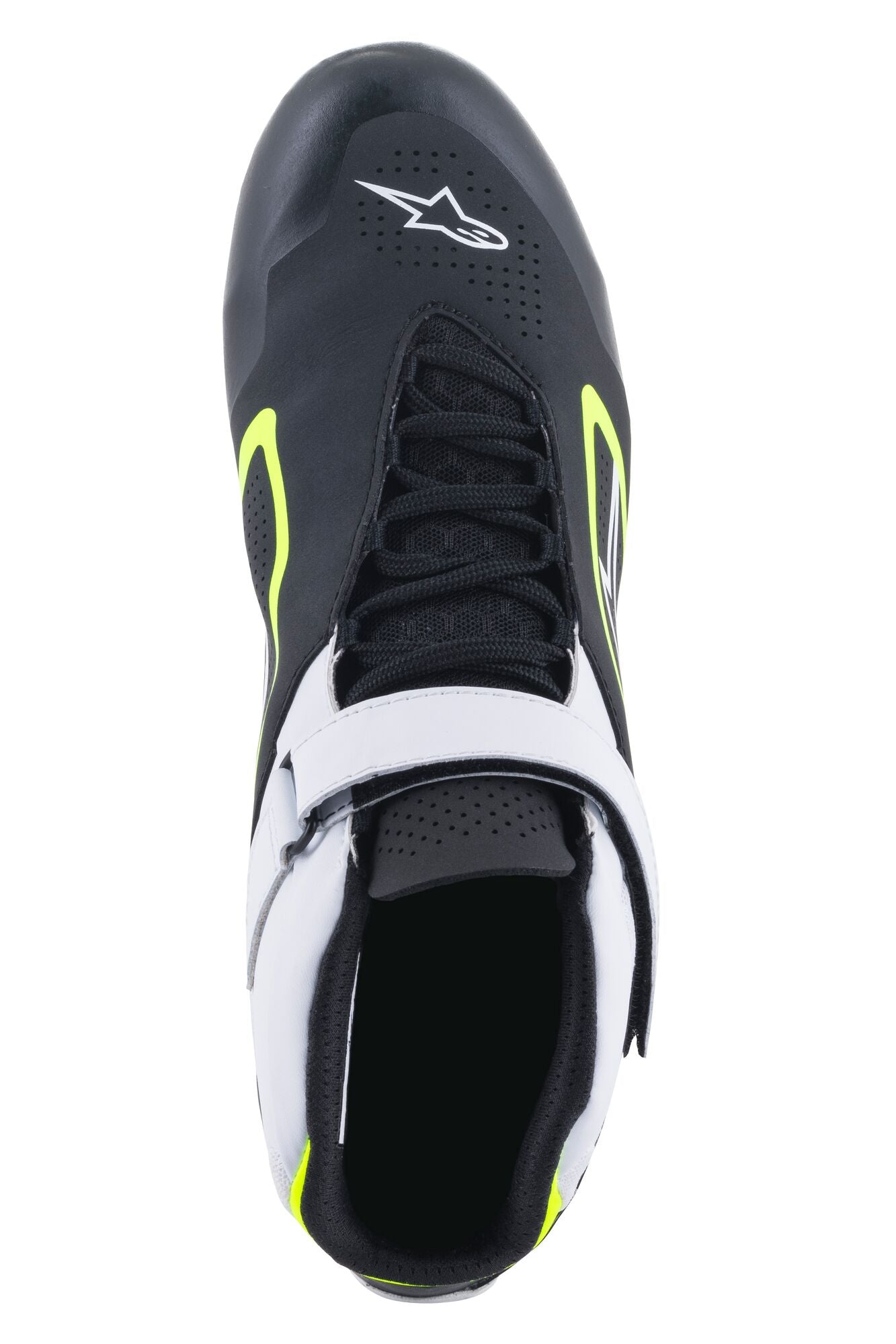 ALPINESTARS 2712022_125_10,5 Karting shoes TECH-1 K V2, black/white/yellow fluo, Size 43,5 Photo-5 